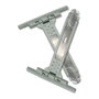 Edm PR18 Tirant avec feuillard gris, 150x105x10 mm, 2 unités - Polyamide et acier inox