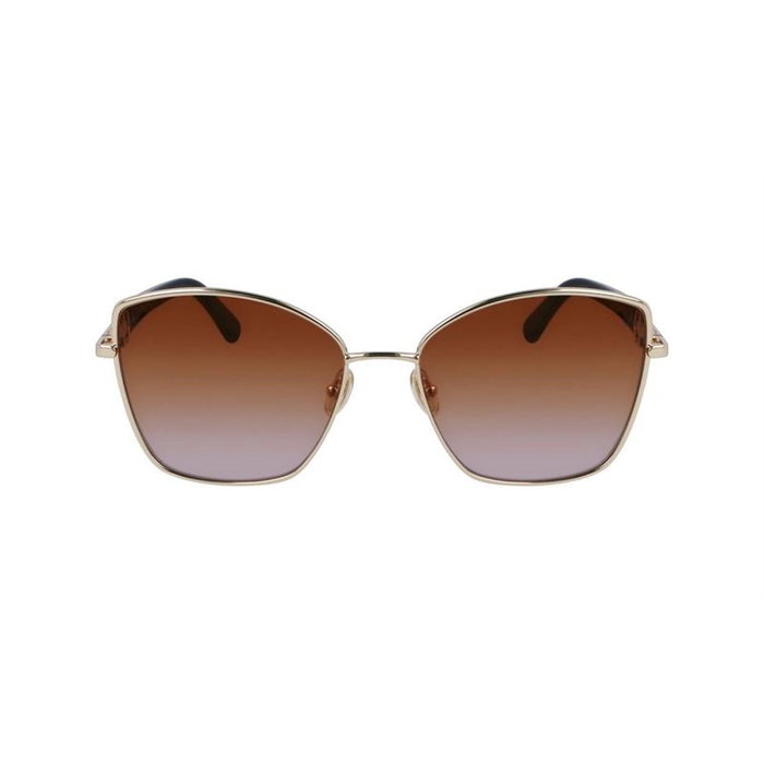 Ferragamo SF312SR-745 Lunettes de soleil Marron et Doré
