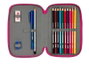 Safta - Plumier double compartiment 28 pièces Pinypon - Dimensions: 12.5 x 19.5 x 4 cm - Âge recommandé: 3 ans - En polyester