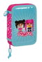 Safta - Plumier double compartiment 28 pièces Pinypon - Dimensions: 12.5 x 19.5 x 4 cm - Âge recommandé: 3 ans - En polyester