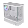 Thermaltake CA-1Y7-00M6WN-00 Boîtier PC View 270 TG ARGB en Blanc avec Panneau Transparent en Verre Trempé