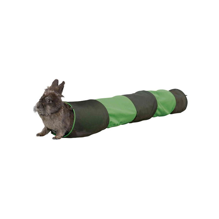 Tunnel de Jeu Pliable pour Animaux de Compagnie Trixie Vert Anthracite Ø 18 × 130 CM