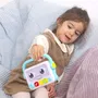 J!Nx Baladeur Robot Musical et Lumineux J.A.D.E - 17 cm avec Musique, Enregistrement et Déformation de Voix - Jouet d'éveil pour Enfants dès 18 Mois