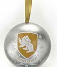 THE CARAT SHOP Décoration de sapin Harry Potter avec collier Hufflepuff et boule de Noël
