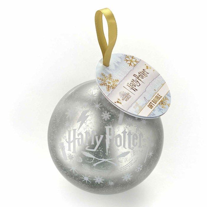 THE CARAT SHOP Décoration de sapin Harry Potter avec collier Hufflepuff et boule de Noël