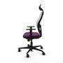 Piqueras y Crespo Chaise de Bureau avec Appui-tête Jorquera 1D036N1 Violet