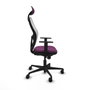 Piqueras y Crespo Chaise de Bureau avec Appui-tête Jorquera 1D036N1 Violet