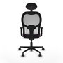Piqueras y Crespo Chaise de Bureau avec Appui-tête Jorquera 1D036N1 Violet