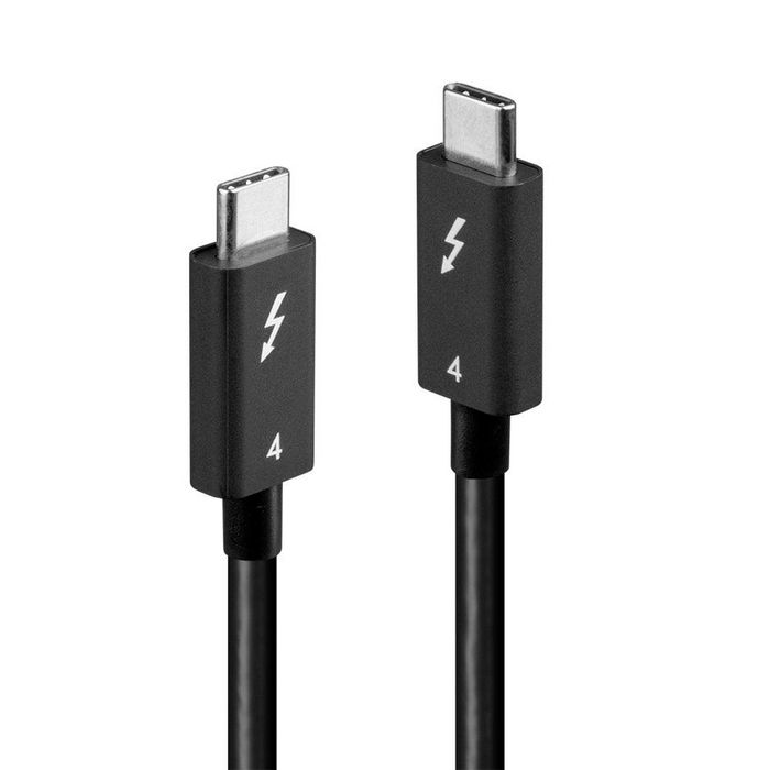 Câble Lindy Thunderbolt 4, 1 m, 40 Gbit/s, Power Delivery 100W, prise en charge 8K et dual 4K, compatible rétroactive, certifié Câble Lindy Thunderbolt 4, 1 m, 40 Gbit/s, Power Delivery 100W, prise en charge 8K et dual 4K, compatible rétroactive, certifié