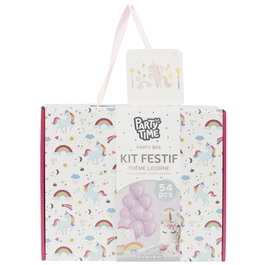 Party Time Kit de fête Licorne 52 pièces