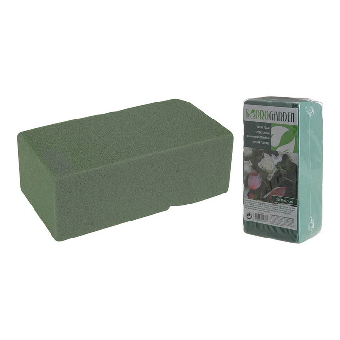 Ipae Progarden Mousse pour centres de fleurs 20 x 10 x 7,5 cm Ipae Progarden Mousse pour centres de fleurs 20 x 10 x 7,5 cm