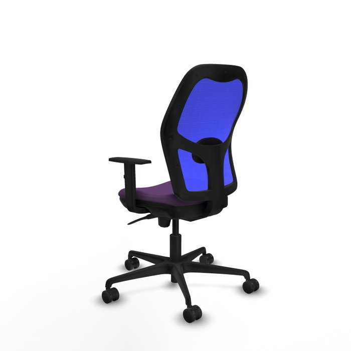Piqueras y Crespo Chaise de Bureau Jorquera Violet et Bleu Piqueras y Crespo Chaise de Bureau Jorquera Violet et Bleu