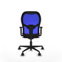 Piqueras y Crespo Chaise de Bureau Jorquera Violet et Bleu