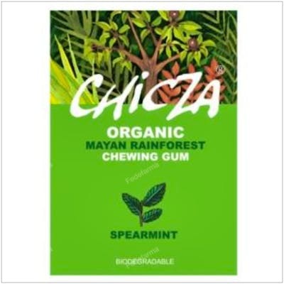 Chizca Chewing-gum Bio Saveur Menthe Verte 8 Pièces 30 g - Gomme à Mâcher Bio Chizca Chewing-gum Bio Saveur Menthe Verte 8 Pièces 30 g - Gomme à Mâcher Bio