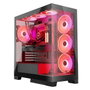 Boîtier ATX semi-tour Modecom Volcano SPACE APEX ARGB Noir