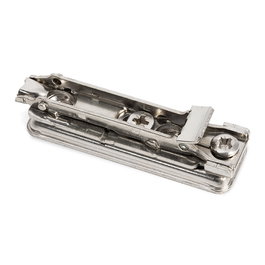 Salice Base Domi Recta BAP3M pour bisagras - Ajustement frontal et vertical par excentrique - Hauteur H3 - Compatible Lapis, Séries 100, 200, B, Silentia+