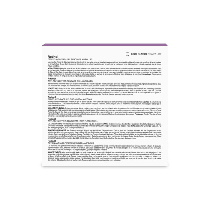 Babaria Retinol ampoules 5 x 2 ml Babaria Retinol ampoules 5 x 2 ml