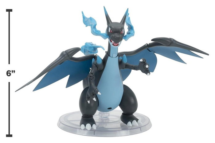 Pokémon Select Super-Articulated figurine Mega Charizard X 15 cm Pokémon Select Super-Articulated figurine Mega Charizard X 15 cm