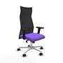 Piqueras y Crespo Chaise de Bureau Albacete Lila et Noir