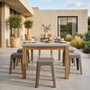 Home Deco Factory Tabouret Apilable Gris Spectra