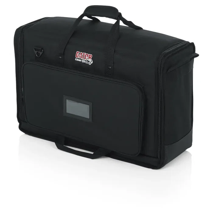 GATOR Housse de Transport Renforcée Double Écran LCD 19-24" Nylon Noir, 597x395x152 mm