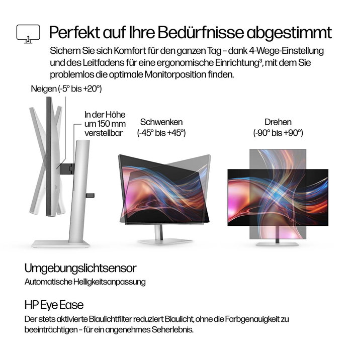HP Écran QHD Thunderbolt 4 Series 7 Pro 27 pouces 727pu Black HP Écran QHD Thunderbolt 4 Series 7 Pro 27 pouces 727pu Black