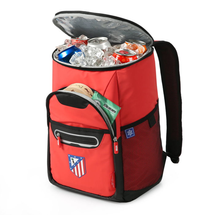ATLETICO DE MADRID - Sac isotherme pour aliments, format 63x48.5x42.5 cm, toile Ripstop avec revêtement TPE
