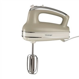 Ariete 1548/03 - Batteur pétrisseur Vintage 5 vitesses, accessoires en acier inoxydable - Beige