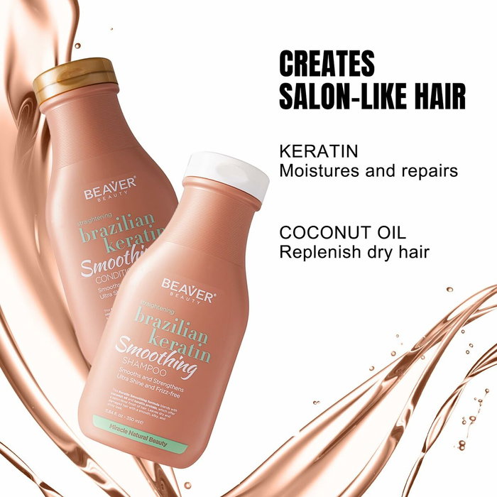 Beaver Shampooing lissant BRAZILIAN KERATIN 350 ml Beaver Shampooing lissant BRAZILIAN KERATIN 350 ml