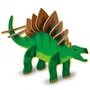 SES CREATIVE - Kit de bricolage pour créer un dinosaure en bois phosphorescent - Fabrique ton propre dinosaure qui brille dans le noir