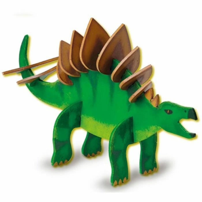 SES Creative Kit de bricolage Dinosaure en bois qui brille dans le noir SES Creative Kit de bricolage Dinosaure en bois qui brille dans le noir