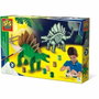 SES Creative Kit de bricolage Dinosaure en bois qui brille dans le noir