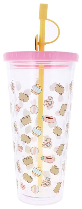 Thumbs Up Pusheen Gobelet avec Paille 700 ml