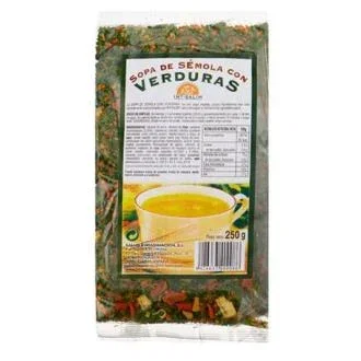 INT SALIM Semoule aux légumes 250 g - Sopa de verduras INT SALIM Semoule aux légumes 250 g - Sopa de verduras