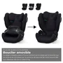 CYBEX Siège auto Pallas B3 i-Size - Bouclier de sécurité - Groupe 1/2/3 (9-50 kg, 76-150 cm) - 15 mois à 12 ans - Noir pur