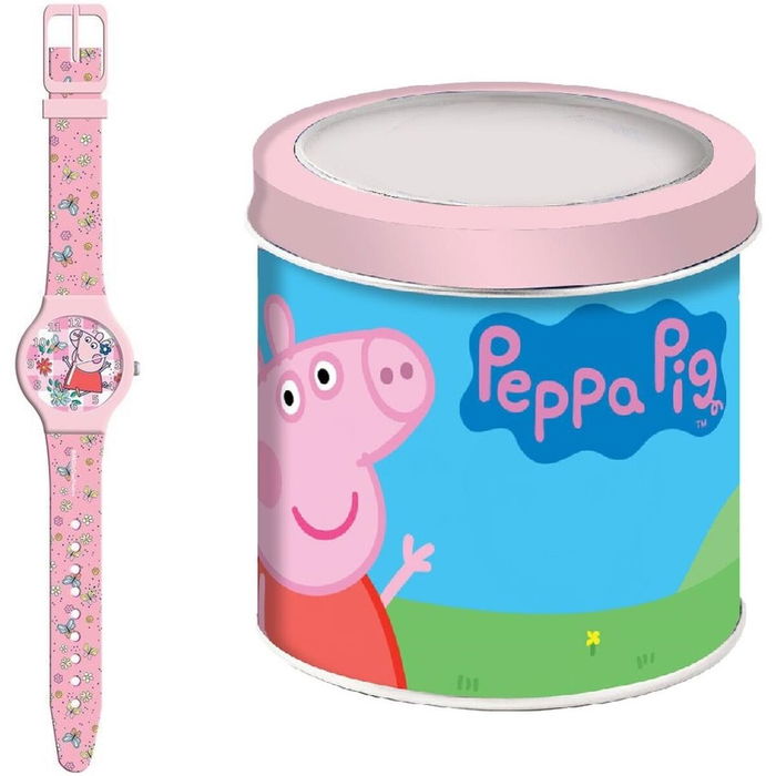 Montre Enfant Peppa Pig PEPPA PIG - TIN BOX Ø 33 mm Montre Enfant Peppa Pig PEPPA PIG - TIN BOX Ø 33 mm