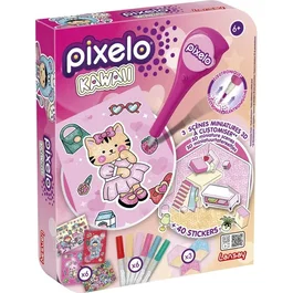Lansay Pixelo Kawaii Jeu de Coloriage avec 6 Illustrations