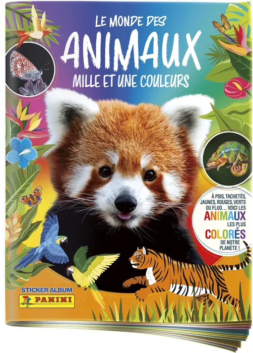 Panini - Pack de démarrage Animaux 2025 - Album de collection avec 3 pochettes et 15 stickers - 220 stickers au total (128 standards, 92 spéciaux)