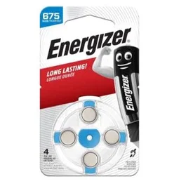 Energizer AC675 Piles pour appareils auditifs lot de 4 unités