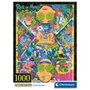 CLEMENTONI Puzzle Rick and Morty 2 - 1000 pièces - Dimensions : 98 x 33 cm