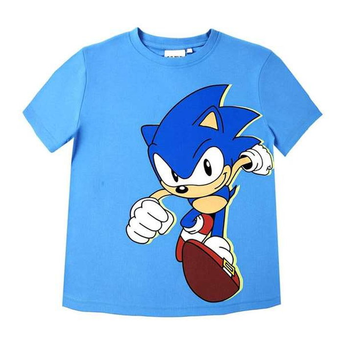 T shirt à manches courtes Enfant Sonic Bleu 39 T shirt à manches courtes Enfant Sonic Bleu 39