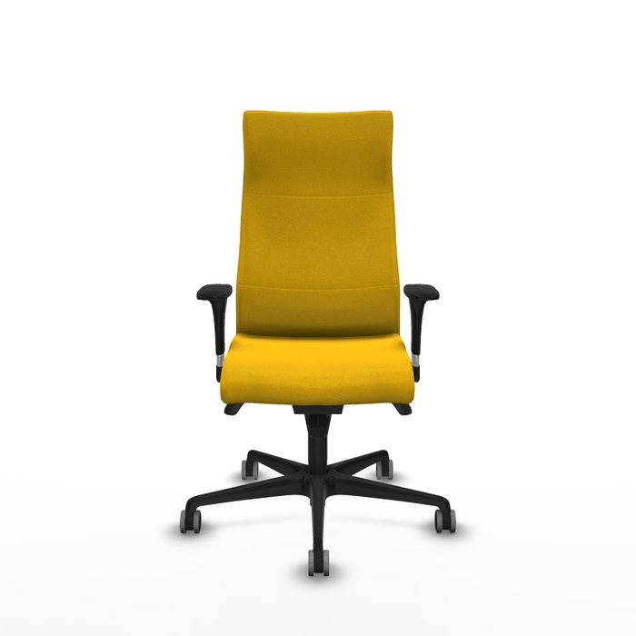 Piqueras Y Crespo Fauteuil de direction Albacete, Jaune, Mécanisme Synchrone