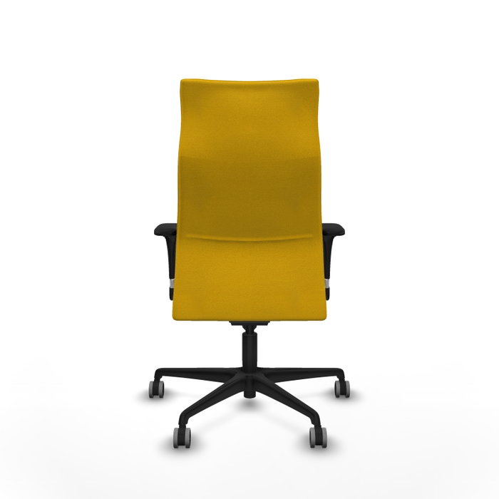 Piqueras Y Crespo Fauteuil de direction Albacete, Jaune, Mécanisme Synchrone