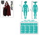 Déguisement Enfant Vampire avec Cape, Gilet et Pantalon - Costume Complet Garçon 3-4 Ans pour Halloween Fête