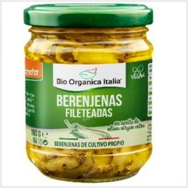 BIO ORGANICA ITALIA Aubergines à l'huile Demeter 190g