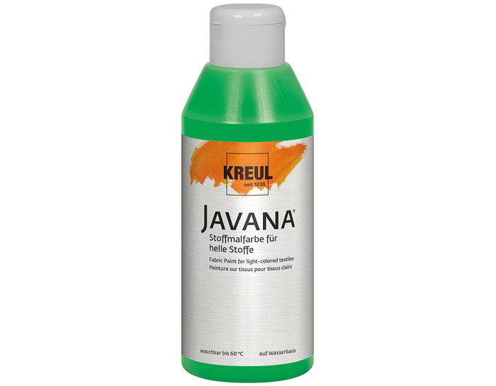 Kreul Peinture textile Javana translucide vert brillant 250ml Kreul Peinture textile Javana translucide vert brillant 250ml