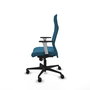 Piqueras Y Crespo Fauteuil Albacete, Vert pétrole, Mécanisme Synchro, Tissu
