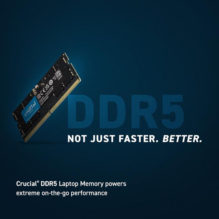 Crucial 32 Go Mémoire DDR5 UDIMM 5600 MHz 1.1 V Crucial 32 Go Mémoire DDR5 UDIMM 5600 MHz 1.1 V