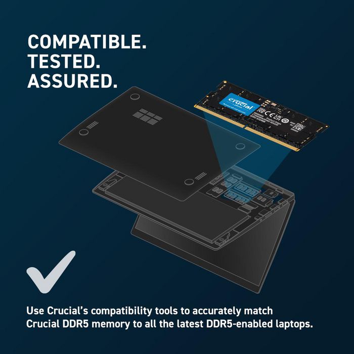 Crucial 32 Go Mémoire DDR5 UDIMM 5600 MHz 1.1 V Crucial 32 Go Mémoire DDR5 UDIMM 5600 MHz 1.1 V