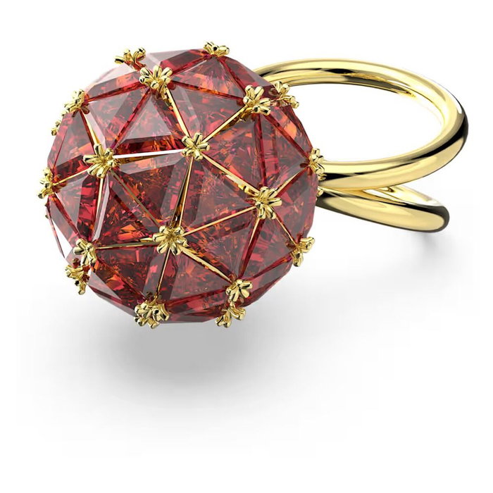 Swarovski Bague Rouge en Acier Inoxydable Taille 50